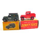 Two boxed Dinky Toys,