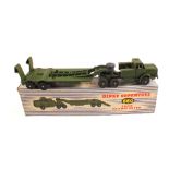 A boxed Dinky Supertoys 660 tank transporter