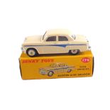 A boxed Dinky Toys 176 Austin A105 saloon with windows,