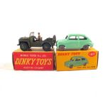 Two boxed Dinky Toys 183 Fiat 600 saloon and 674 Austin Champ