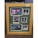 A signed Andy Murray picture 2013 Wimbledon with certificate,