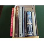 Various volumes on antiques and horse racing etc (two boxes)