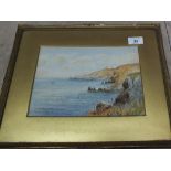 Thomas Sidney, watercolour, The Lizard signed lower left,