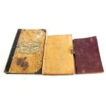 Dowers Minor School Atlas plus two books of 19th Century anonymous hand written poetry and prose