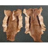 Two antelope skins