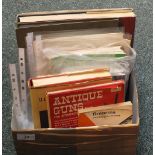 A box of firearm related books and ephemera