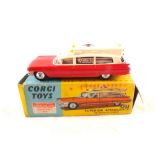 A boxed Corgi 437 Superior Ambulance,