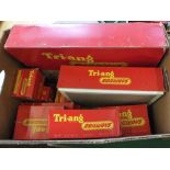 Boxed Triang railways items including R459 station set,