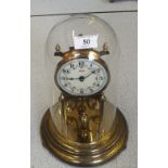 Kenzis brass dome clock