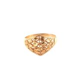 A 9ct gold fancy ring,