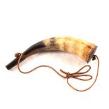 A late 18th Century powder horn