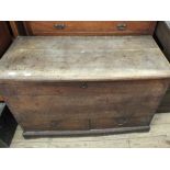 A 19th Century mahogany mule chest