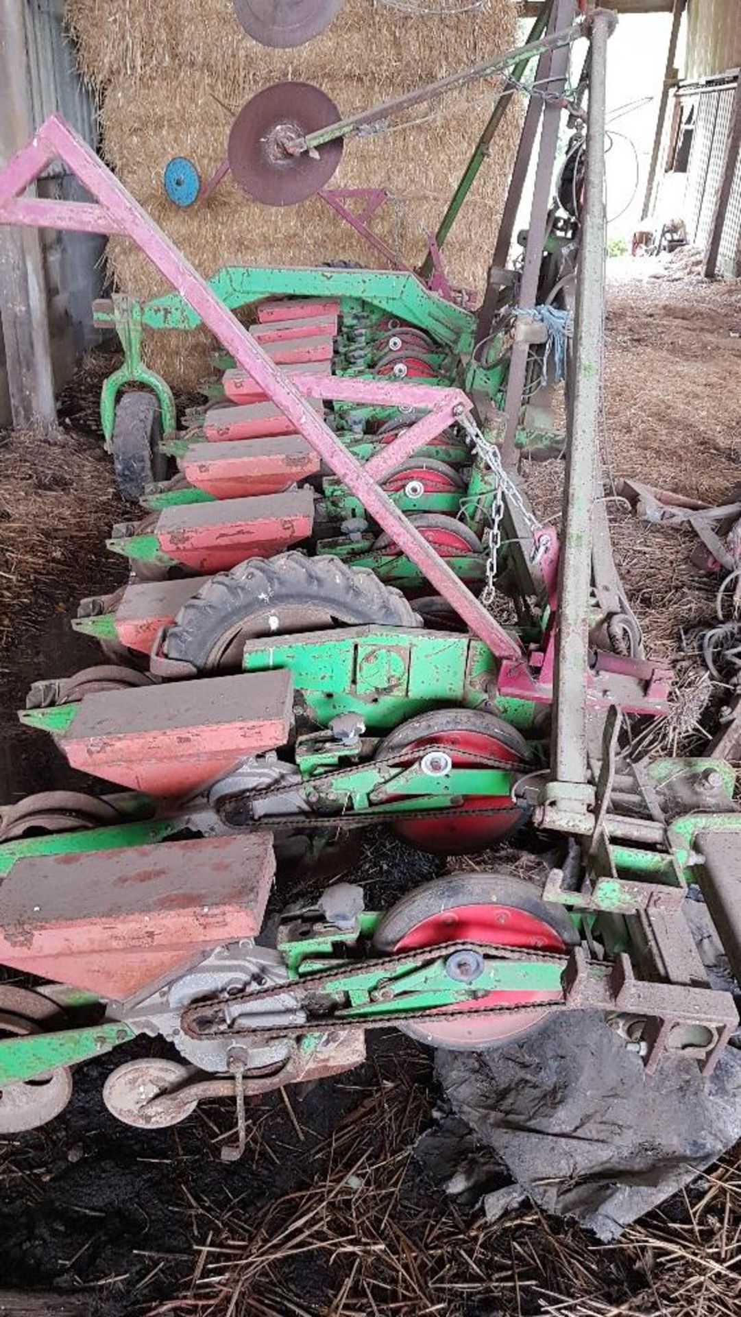 12 Row sugar beet drill end tow tramline kit.