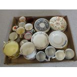 Various tea and coffee wares,