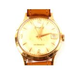 A gents 9ct gold Accurist wristwatch