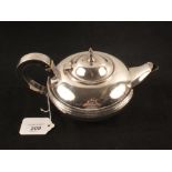 A Walker Hall silver teapot,