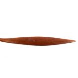 A 19th Century Maori wooden paddle,