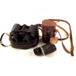 Carl Zeiss Jena 8x30 monocular and 8x30 binoculars