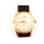 A gents 9ct gold cased International Watch Company wristwatch