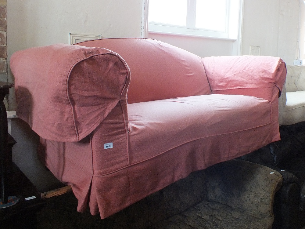 A modern three seater settee