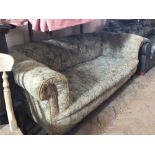 A Victorian button back Chesterfield