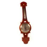 A 19th Century mahogany banjo barometer by Benett,