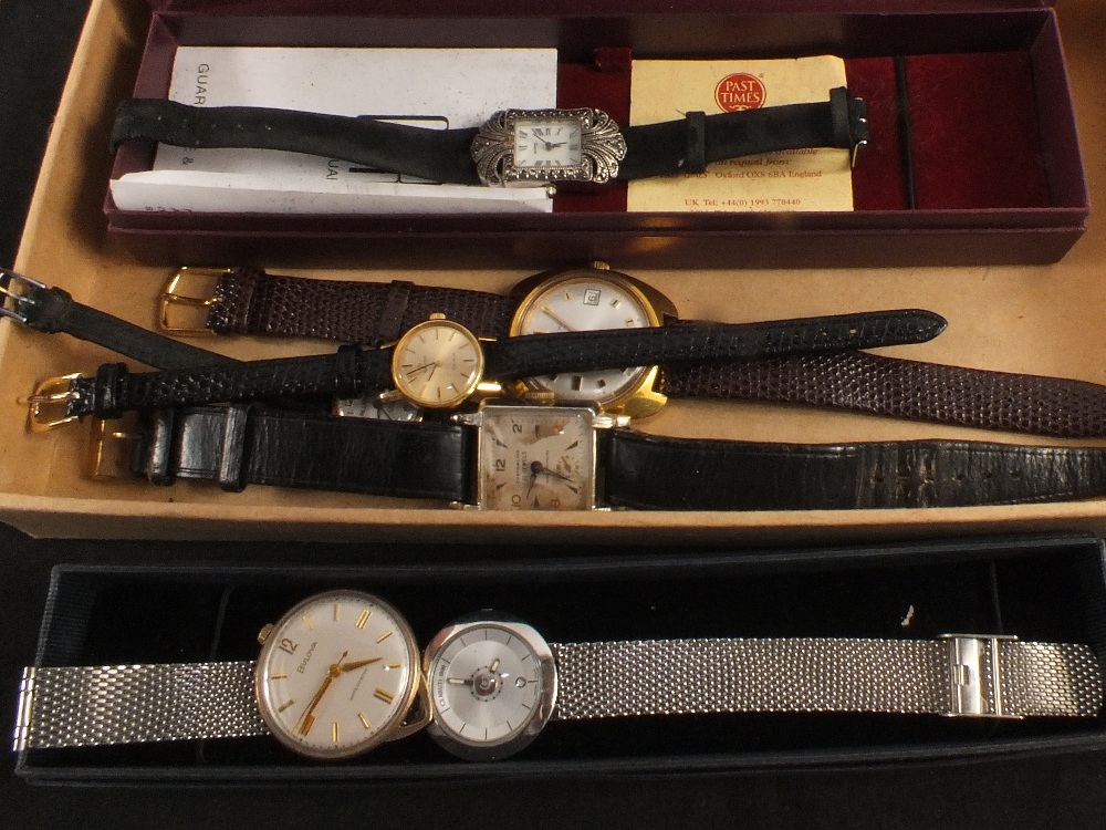 Various gents and ladies wristwatches including lady's Omega