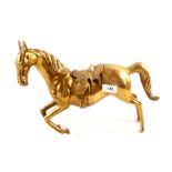 A heavy brass horse