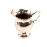 A silver cream jug, Birmingham,