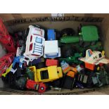 Two boxes of Corgi, Matchbox,