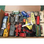 Various unboxed Dinky and Corgi models