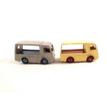 Dinky 90 Express Dairy Vans in grey and blue plus red and cream