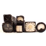 A collection of various dials/instruments,