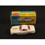 A boxed Corgi 258 'Saints' Volvo P1800 with white body and red interior