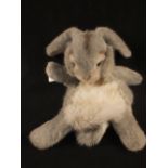 A Steiff rabbit glove puppet