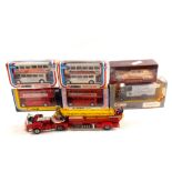 Boxed Corgi buses, 469 Routemaster Hamleys, 467 Selfridges, 471 Silver Jubilee Woolworth,