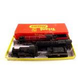 Four Triang Railways locos, R159 double sided diesel loco (boxed), 46200 Princess Royal,