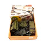 Four boxes of Airfix Military Series figures,