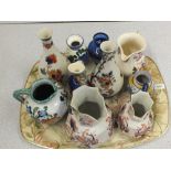 Masons and other jugs plus other china