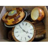 Various clocks,