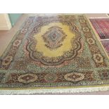 A machine made Persian pattern carpet,