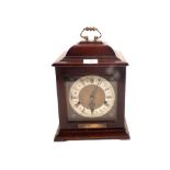 A Smiths mahogany cased striking bracket clock