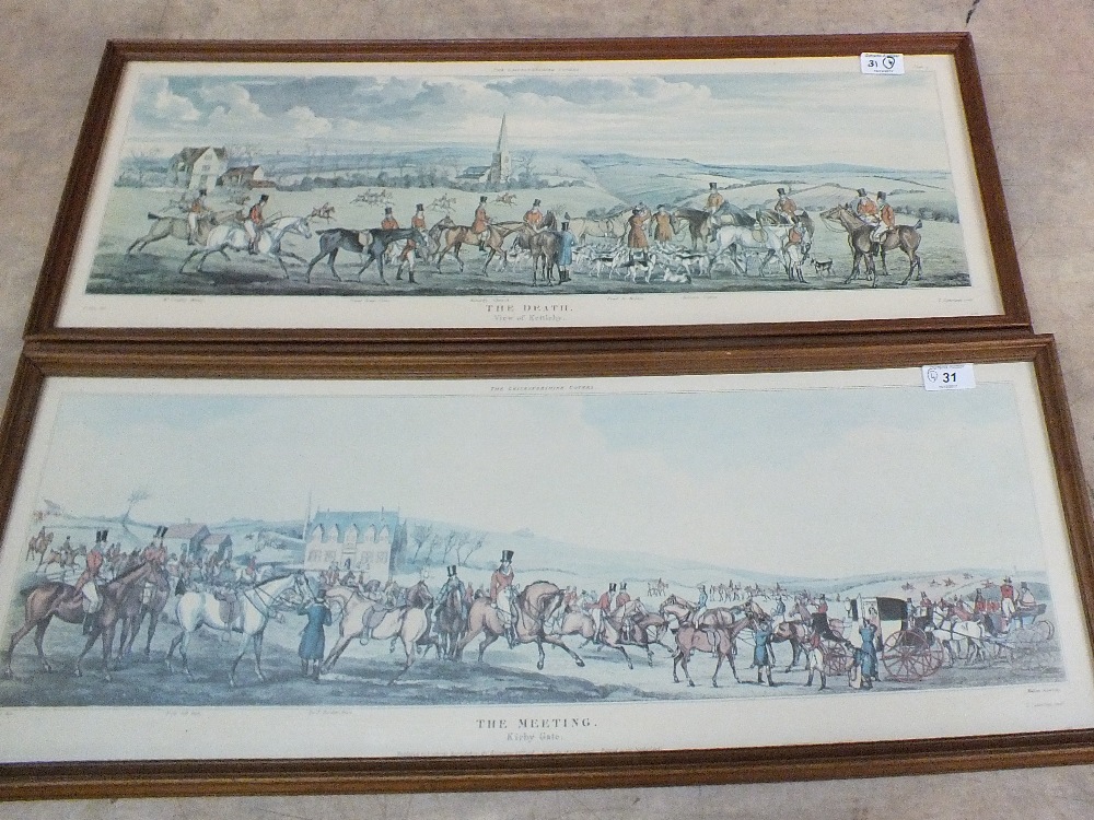 A set of four coloured hunting prints After Alken