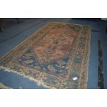 Persian Red Patterned Rug 5'9"x3'3"
