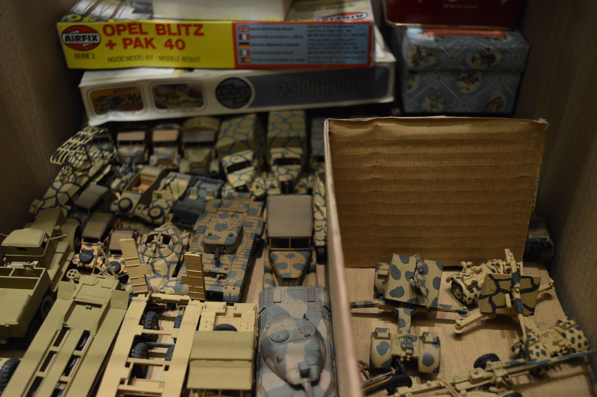 Large Collection of War Gaming Military Vehicles and Equipment