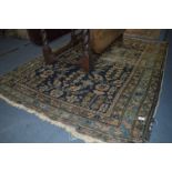 Persian Blue Patterned Rug 6'7"x4'9"