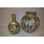 Two Denby Glyn College Vases