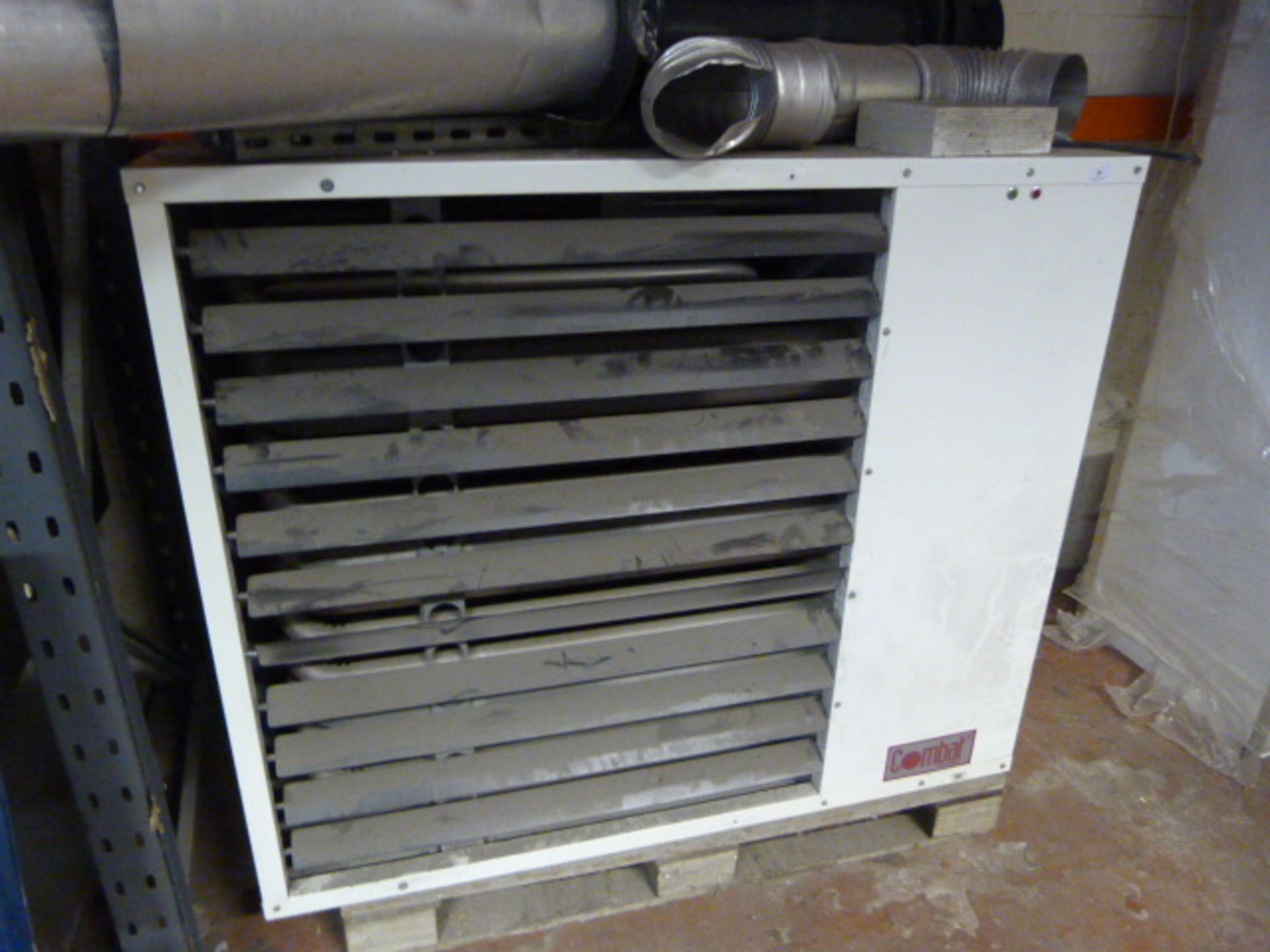 Combat Gas Fired Warehouse Heater Model:CTUA-75-NJ (Year of Manufacture 2009) Complete with Flu