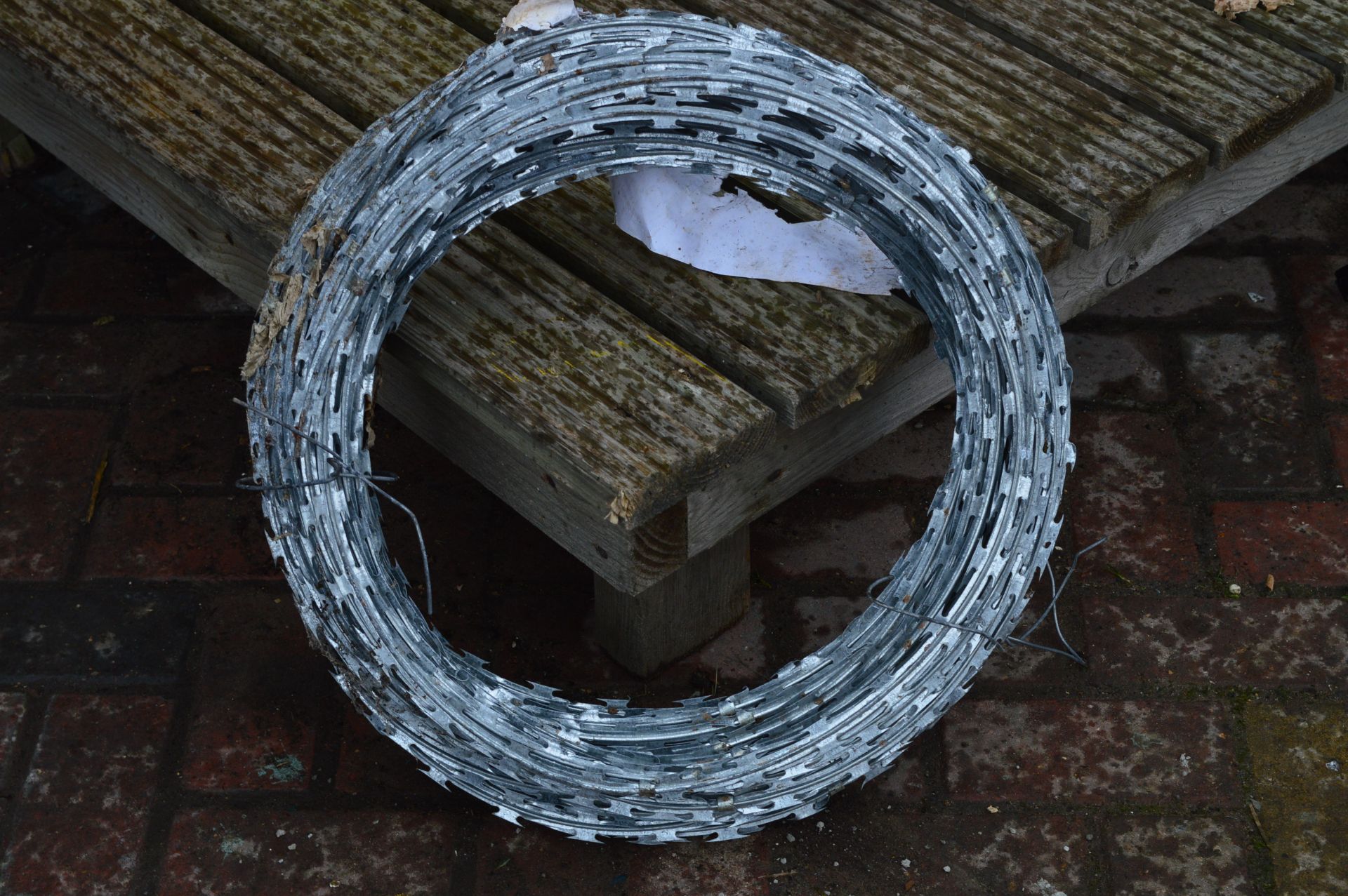 *Roll of Razor Wire