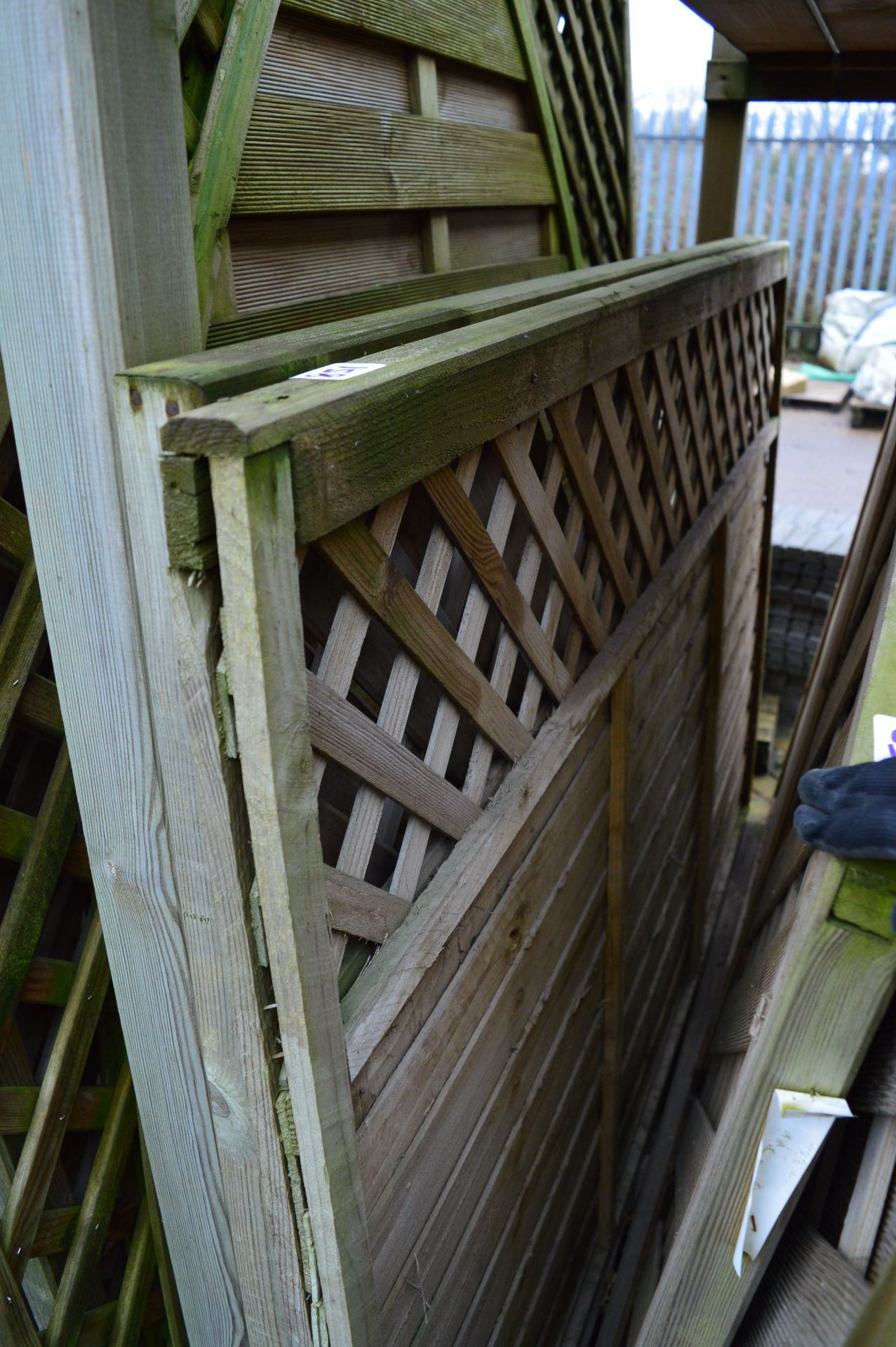 *Two Assorted Fence Panels